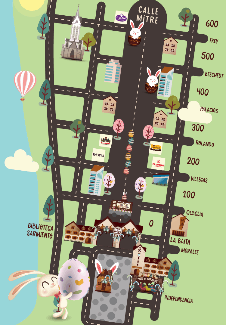 Mapa Fiesta del Chocolate 2020