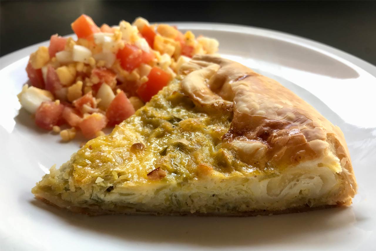 Tarta de Puerros